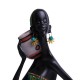 Figurka rzeźba dekoracja siedząca Murzynka Afrykanka z dzbanem