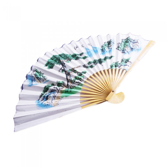 Dużu japoński wachlarz z bambusa i papieru
