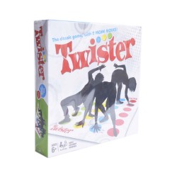 Rodzinna gra zręcznościowa TWISTER mata+tarcza / gra zręcznościowa