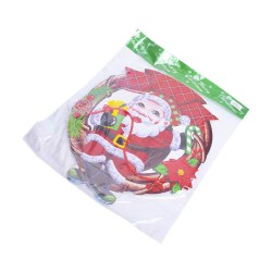 Ozdoba świąteczna na drzwi okno 3D Mikołaj / wianek na drzwi, zdjęcie 4