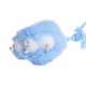 Zabawka wędka dla kota puchowa łapka z dzwoneczkami długość 40 cm