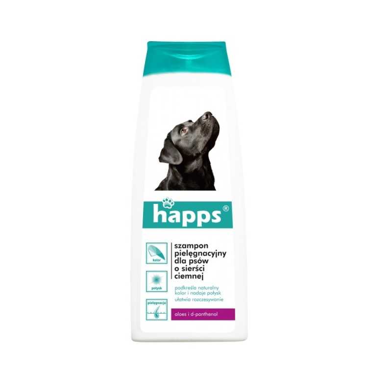 Happs szampon pielęgnacyjny dla psów o sierści ciemnej 200 ml Happs szampon pielęgnacyjny dla psów o sierści ciemnej 200 ml