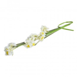 Sztuczne narcyzy żonkile białe wys. 107 cm / sztuczne kwiaty wielkanocne
