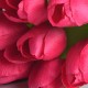 bukiet sztucznych tulipanów różowych 12 sztuk