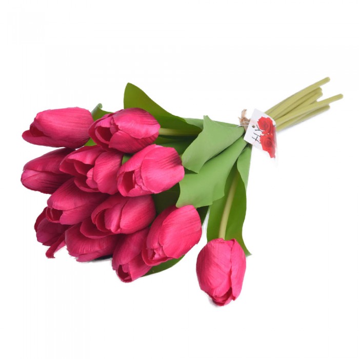 Sztuczne kwiaty tulipan tulipany różowe / sztuczne tulipany