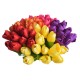 sztuczne kwiaty tulipany mix. kolorów