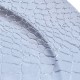 Patera duży talerz dekoracyjny plastikowy srebrny śr. 33 cm SKÓRA WĘŻA
