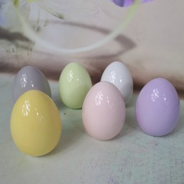 Dekoracja wielkanocna jajo jajko ceramiczne małe mix. kolorów