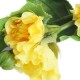 Sztuczny kwiat żółta malwa pełna ogrodowa alcea gałązka 120 cm