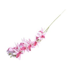 Dziki storczyk różowy gałązka kwiat sztuczny kwiaty storczyki 85 cm