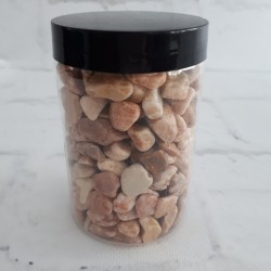Różowe kamienie dekoracyjne naturalne / grys kamyczki ozdobne