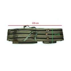 Pokrowiec wędkarski 3 komorowy 135cm