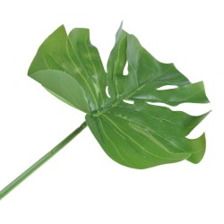 Sztuczny liść monstera zielony / dekoracyjne liście sztuczne monstery, zdjęcie 3