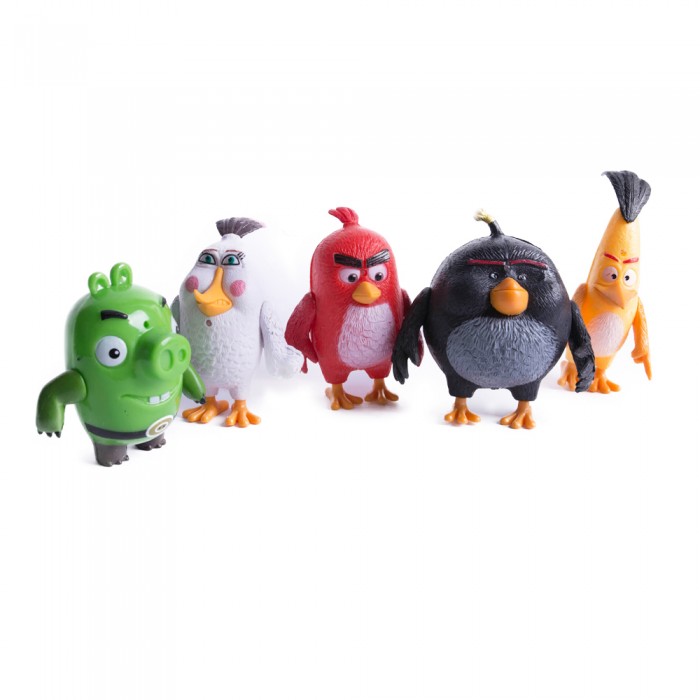 ANGRY BIRDS figurki zabawki dla dzieci komplet 5 sztuk