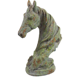Głowa konia rzeźba figurka dekoracyjna dla miłośnika jeździectwa