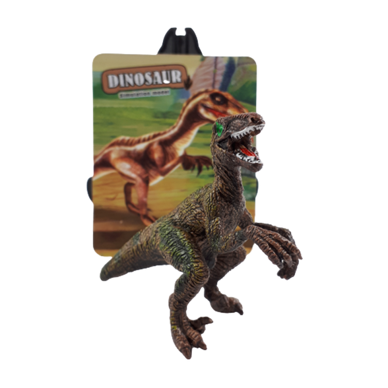 Velociraptor figurka dinozaura + karta zabawka dla dziecka Velociraptor figurka dinozaura + karta zabawka dla dziecka