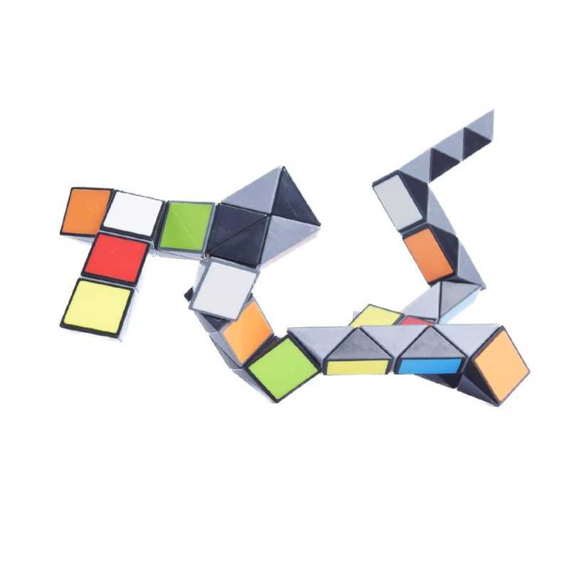 MAGICZNY WĄŻ MAGIC SNAKE układanka logiczna dla dzieci 48 elementy