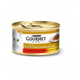 Gourmet Gold wołowina kurczak w pomidor. 85g
