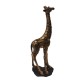 Figurka dekoracyjna żyrafy 35 cm / rzeźba żyrafa złota glamour