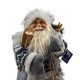 Ozdoba świąteczna figurka Świętego Mikołaja z nartami 45 cm / Mikołaj figurka