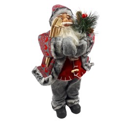 Ozdoba świąteczna figurka Świętego Mikołaja SANTA CLAUS 46 cm, zdjęcie 3
