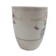 Biały ceramiczny kubek na kawę i herbatę 400 ml TULIPANY tulip