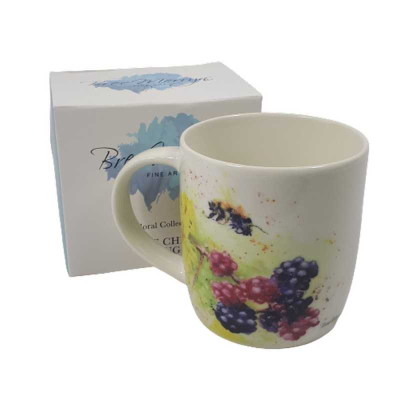 Kubek ceramiczny na prezent TRZMIEL jeżyna 300 ml / wiejski kubek