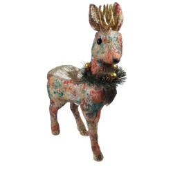 Renifer figurka świąteczna 50cm / sarenka ozdoba na Boże Narodzenie, zdjęcie 3