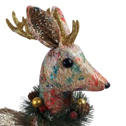 Renifer figurka świąteczna 50cm / sarenka ozdoba na Boże Narodzenie, zdjęcie 7