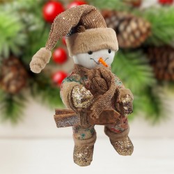 Duży bałwan figurka ozdoba 50cm / bałwanek świąteczny dekoracja