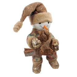 Duży bałwan figurka ozdoba 50cm / bałwanek świąteczny dekoracja, zdjęcie 3