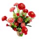 Różowe sztuczne stokrotki bukiet / sztuczne kwiaty stokrotki