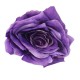 Fioletowa róża duża główka wyrobowa / sztuczne kwiaty róże główki