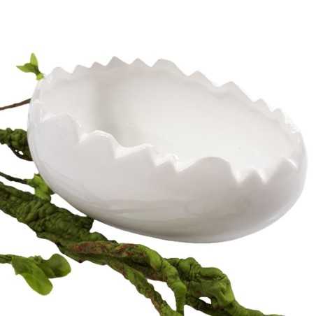 Osłonka jajko doniczka ceramiczna SKORUPKA jajka / jajko ceramiczna