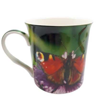 Ceramiczny kubek do kawy MOTYL Rusałka pawik poj. 300ml