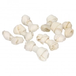 Kości kostki wiązane białe smakołyki dla psa 8 szt