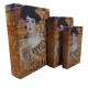 ADEL Gustaw Klimt szkatułka pudełko kasetka książka 3 szt. prezent