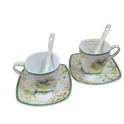 Filiżanki do espresso zestaw dla dwojga na prezent CYTRYNKA poj. 100ml, zdjęcie 3