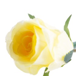 Sztuczne róże pojedyncze żółte 55cm / sztuczna róża jak prawdziwa, zdjęcie 3
