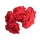 Róża główka wyrobowa czerwona / sztuczne róże główki wyrobowe