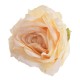 Róża główka wyrobowa jasnobrązowa / sztuczne róże główki wyrobowe