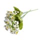 Mały bukiet sztucznych kwiatów / sztuczne stokrotki margaretki