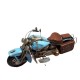 Replika starego motocyklu / niebieski MOTOR MOTOCYKL replika retro