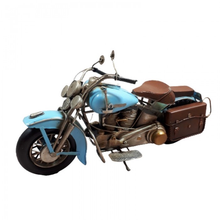 Replika starego motocyklu / niebieski MOTOR MOTOCYKL replika retro