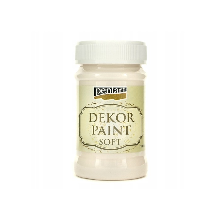 Farba Dekor Paint Soft 100 ml biały krem / farba kredowa
