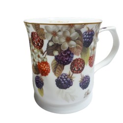Duży ceramiczny kubek do kawy na prezent JEŻYNY 380ml