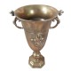 Osłonka dekoracyjna wazon metalowy złoty stylizowany retro h 45cm