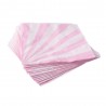 Serwetki papierowe różowo-białe 12 szt.