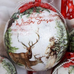 Duża bombka styropianowa 15 cm / kula styropianowa baza do decoupage