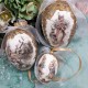Decoupage jajka wielkanocne z zajączkami retro 3 sztuki sprzedam